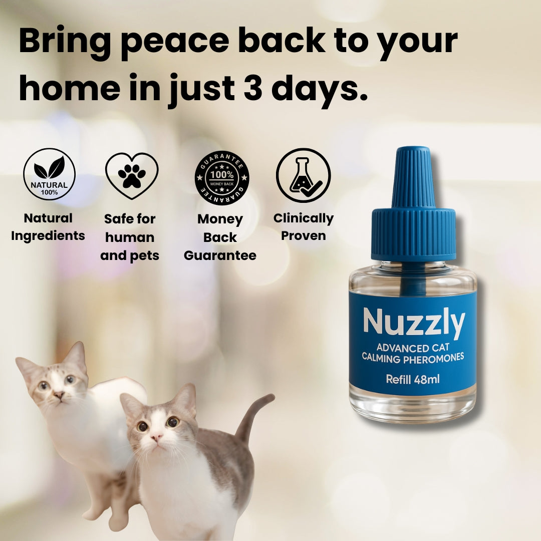Nuzzly – Advanced Cat Calming Pheromones Set
