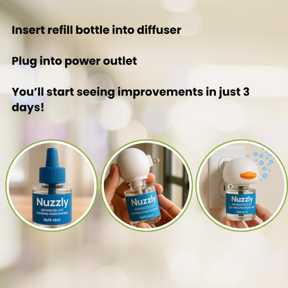 Nuzzly – Advanced Cat Calming Pheromones Set